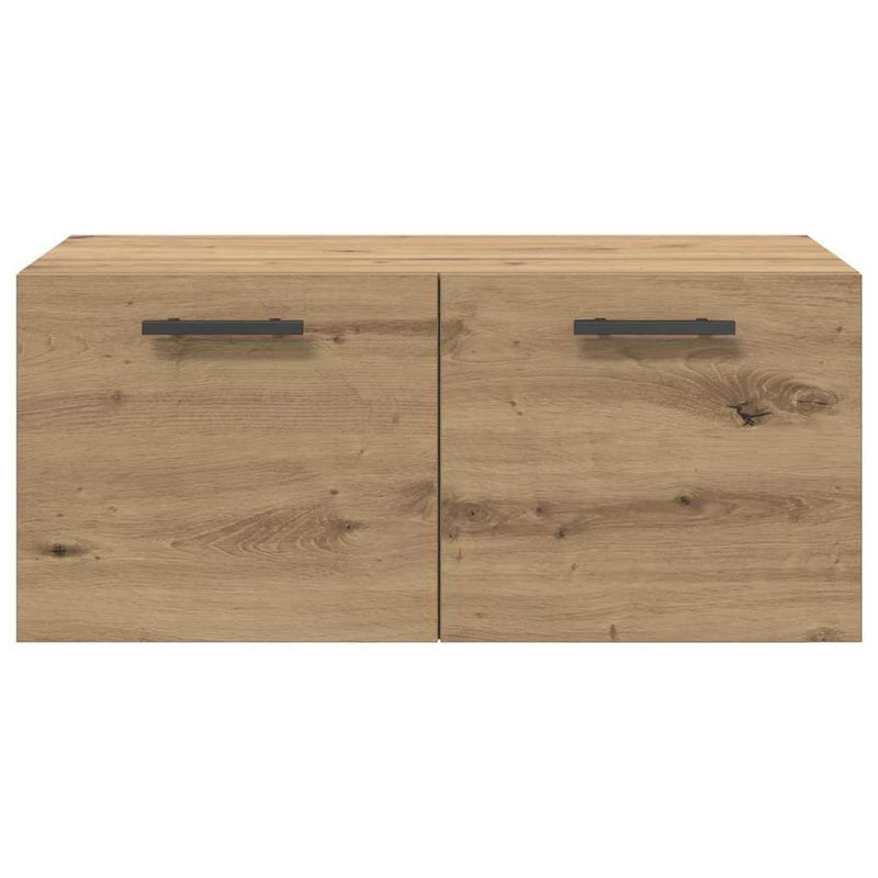 vidaXL Fali Szekrény kézműves tölgy 80 x 36.5 x 35 cm Faanyag