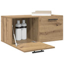 vidaXL Fali Szekrény kézműves tölgy 80 x 36.5 x 35 cm Faanyag