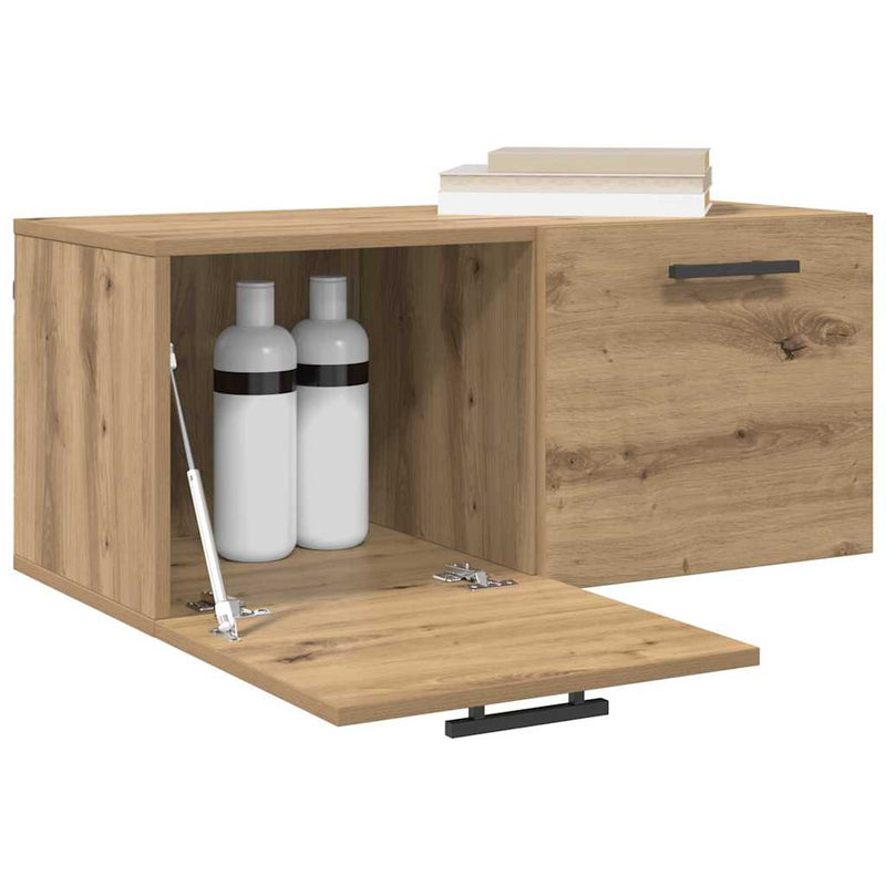 vidaXL Fali Szekrény kézműves tölgy 80 x 36.5 x 35 cm Faanyag