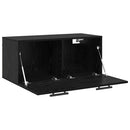vidaXL Fali Szekrény Musta tammi 80 x 36.5 x 35 cm Faanyag