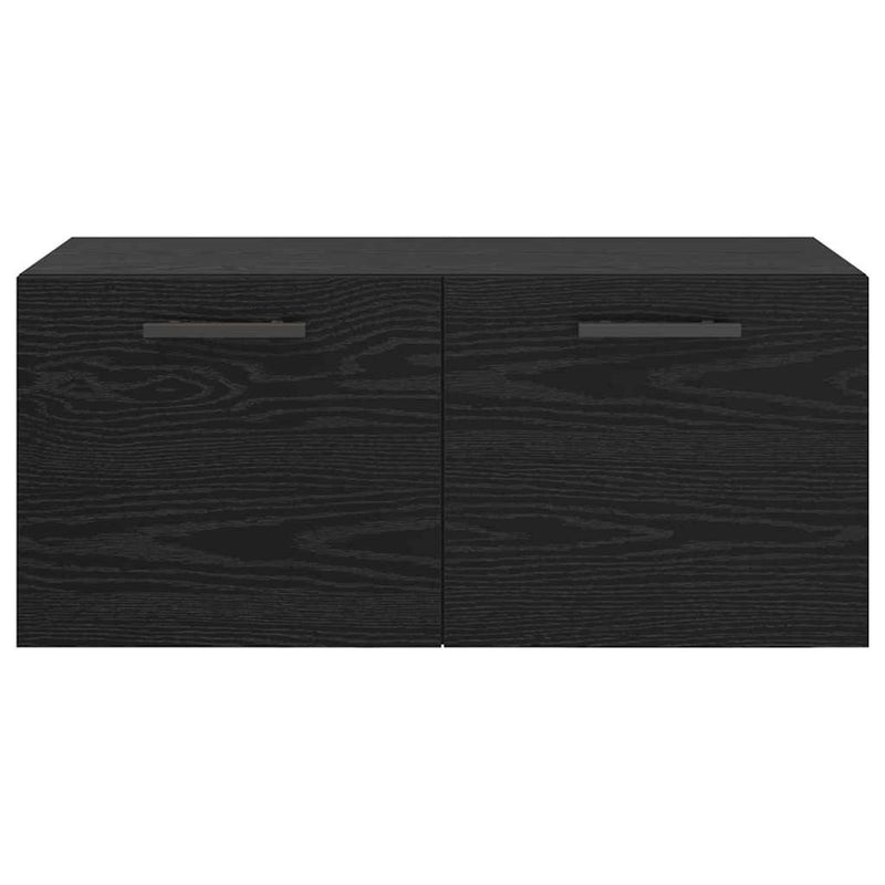 vidaXL Fali Szekrény Musta tammi 80 x 36.5 x 35 cm Faanyag