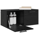 vidaXL Fali Szekrény Musta tammi 80 x 36.5 x 35 cm Faanyag