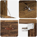 vidaXL Fali szekrény Öreg fa 100 x 36,5 x 35 cm Faanyag