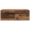 vidaXL Fali szekrény Öreg fa 100 x 36,5 x 35 cm Faanyag