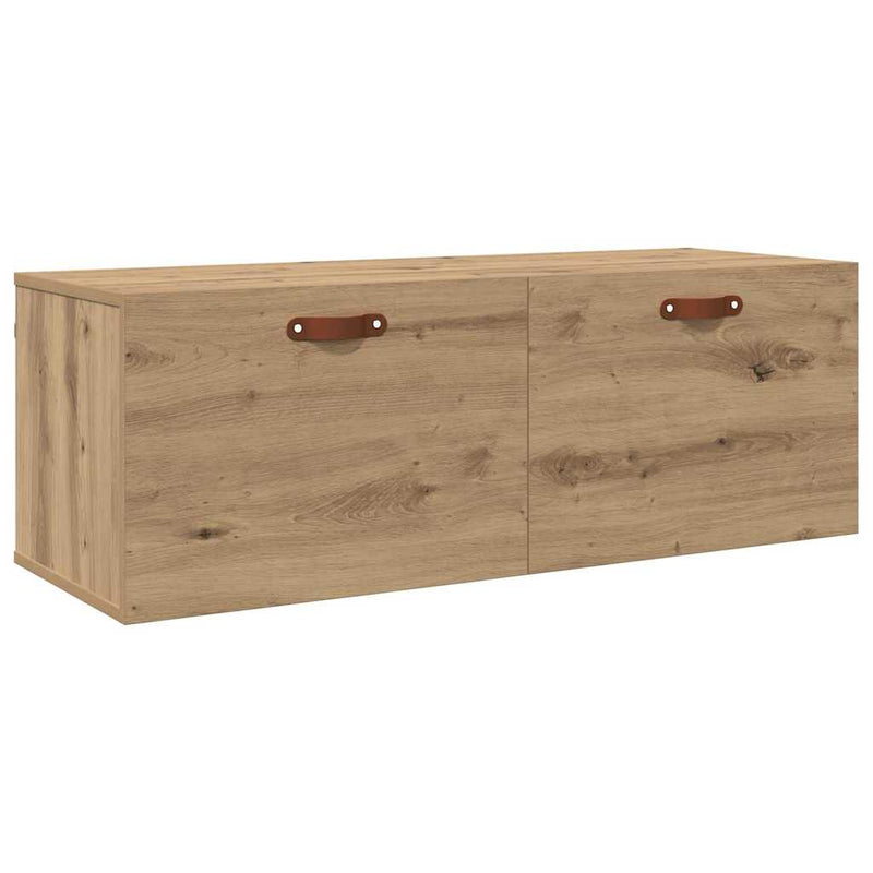 vidaXL Fali Szekrény kézműves tölgy 100 x 36.5 x 35 cm Faanyag