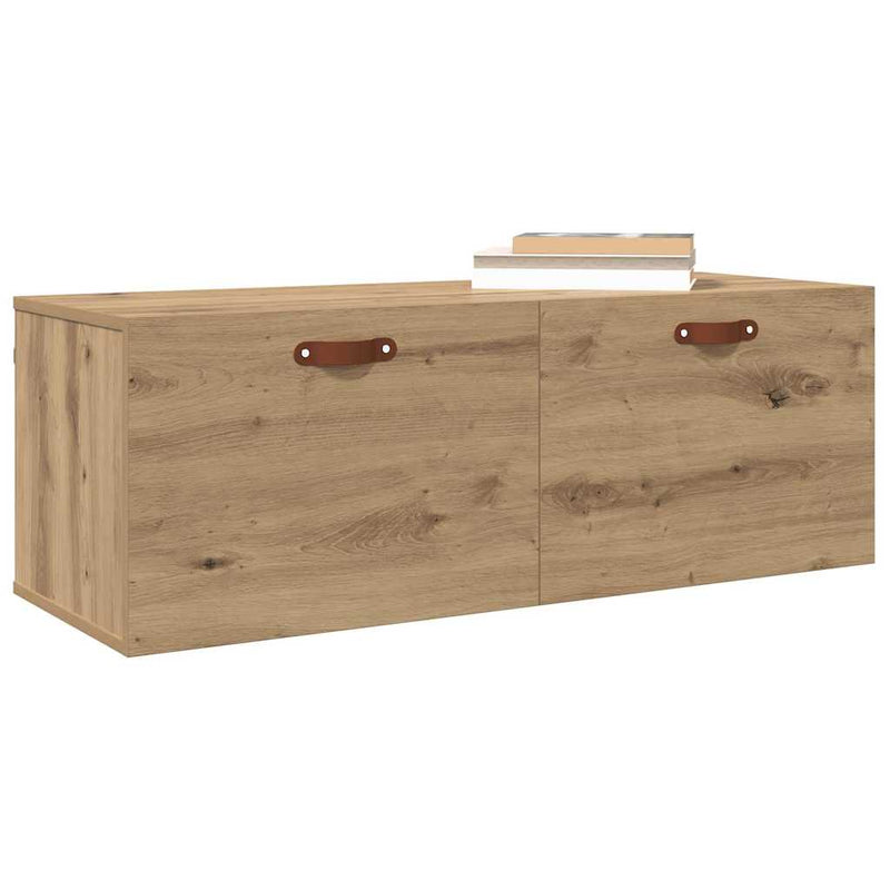 vidaXL Fali Szekrény kézműves tölgy 100 x 36.5 x 35 cm Faanyag