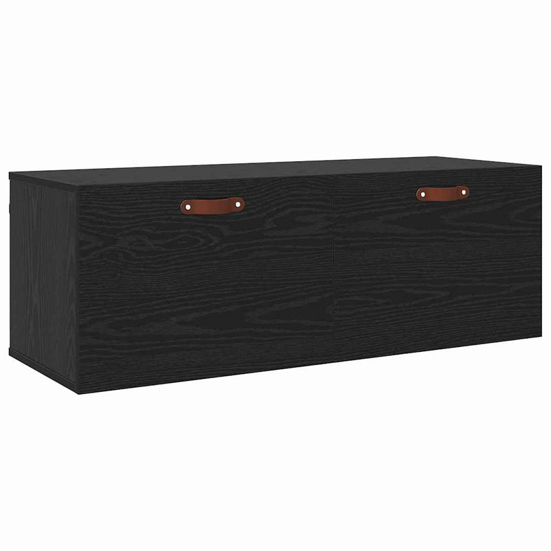 vidaXL Fali Szekrény Musta tammi 100 x 36.5 x 35 cm Faanyag