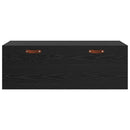 vidaXL Fali szekrény Fekete tölgy 100 x 36,5 x 35 cm Faanyag