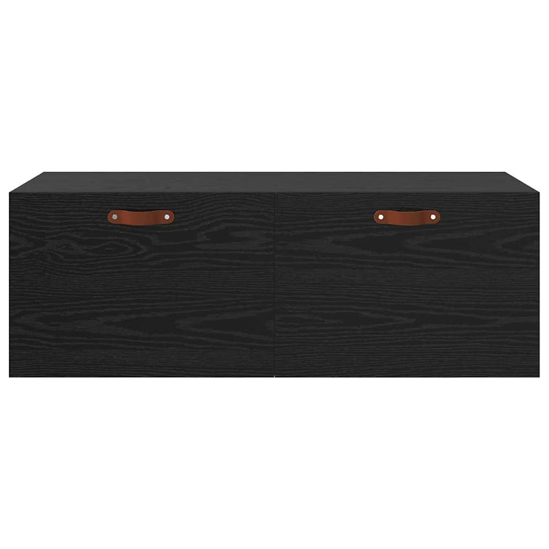 vidaXL Fali Szekrény Musta tammi 100 x 36.5 x 35 cm Faanyag