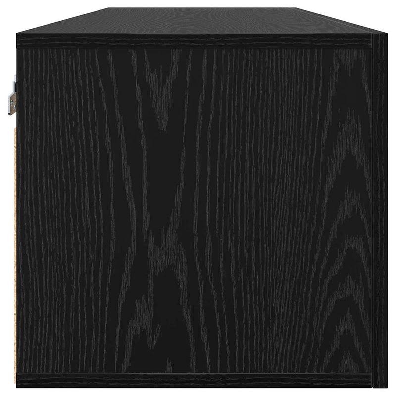 vidaXL Fali Szekrény Musta tammi 100 x 36.5 x 35 cm Faanyag