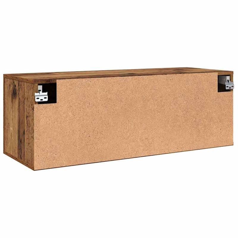 vidaXL Fali Szekrény Régi fa 100 x 36.5 x 35 cm Faanyag