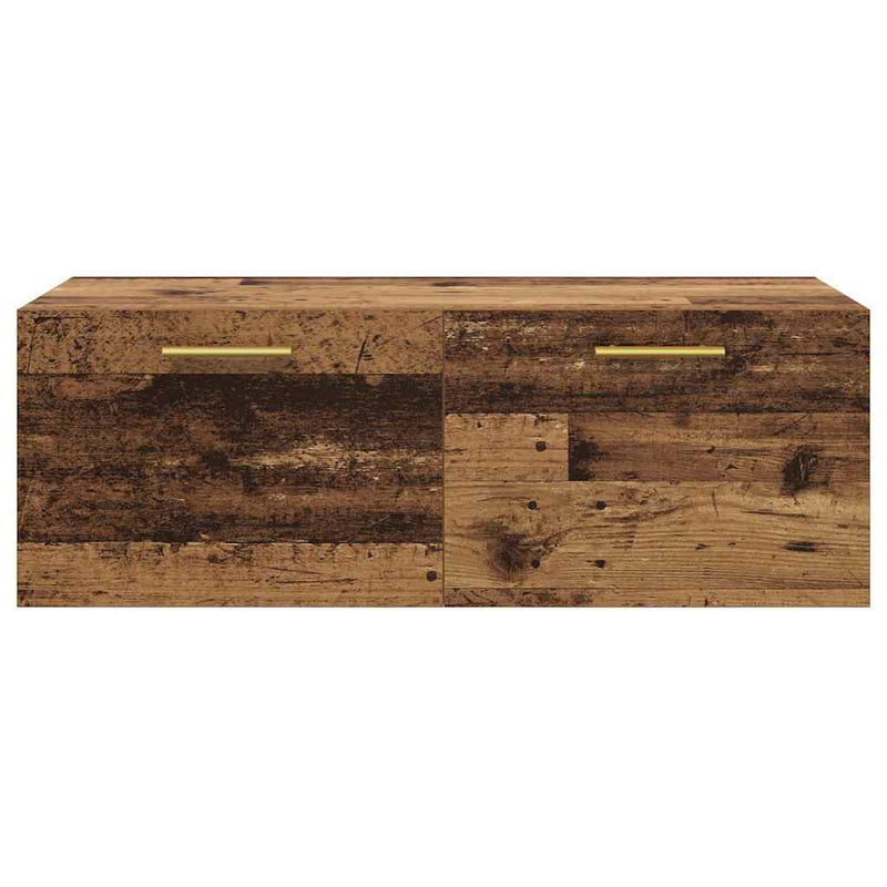 vidaXL Fali Szekrény Régi fa 100 x 36.5 x 35 cm Faanyag