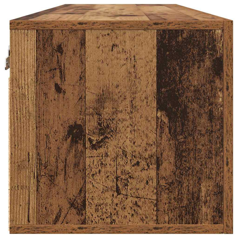 vidaXL Fali Szekrény Régi fa 100 x 36.5 x 35 cm Faanyag