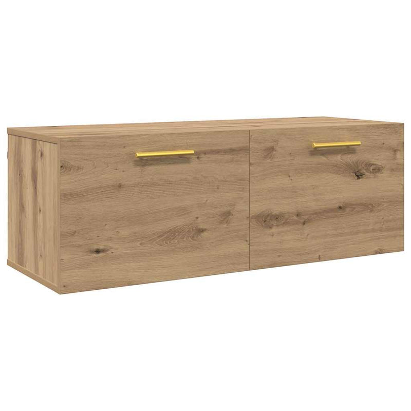 vidaXL Fali Szekrény kézműves tölgy 100 x 36.5 x 35 cm Faanyag