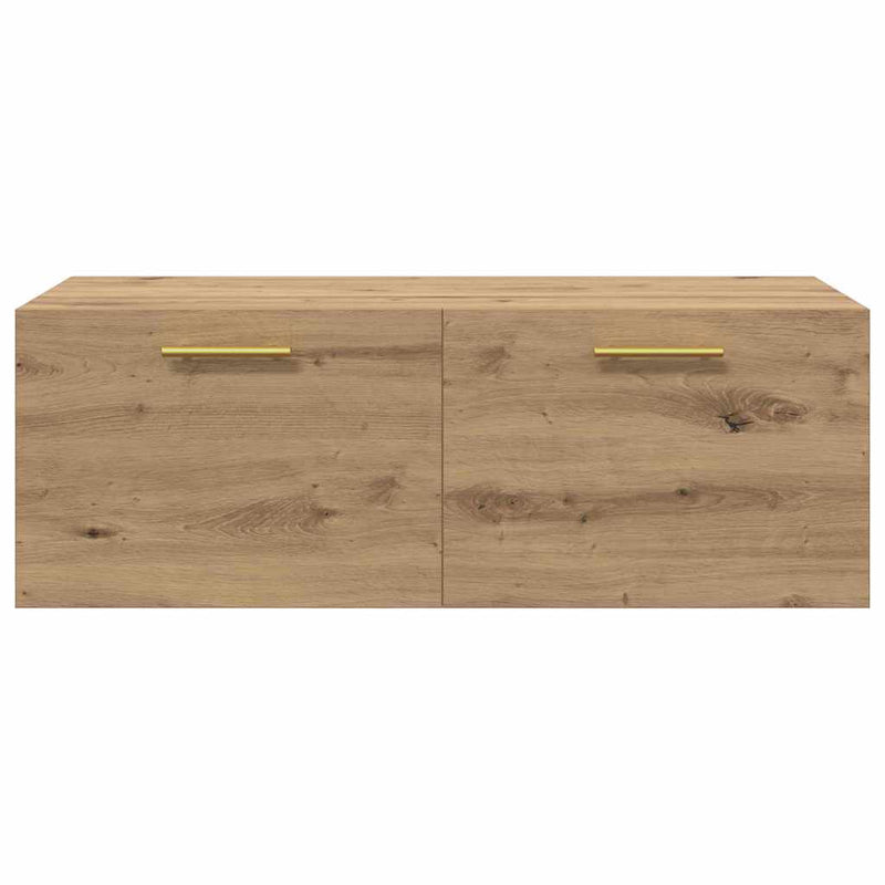 vidaXL Fali Szekrény kézműves tölgy 100 x 36.5 x 35 cm Faanyag