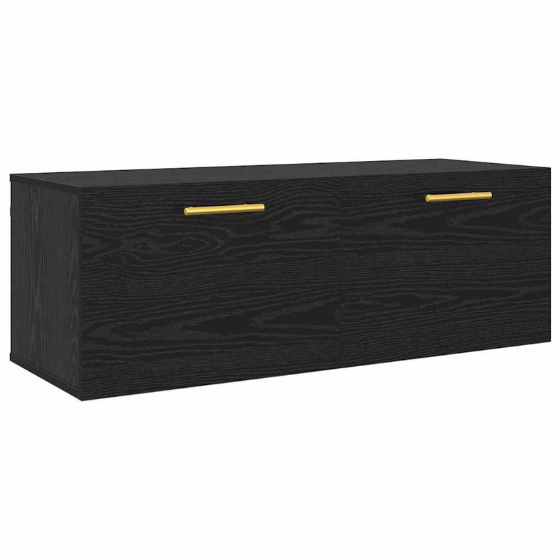 vidaXL Fali Szekrény Musta tammi 100 x 36.5 x 35 cm Faanyag