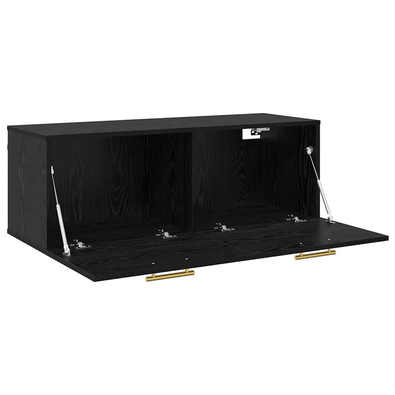 vidaXL Fali Szekrény Musta tammi 100 x 36.5 x 35 cm Faanyag