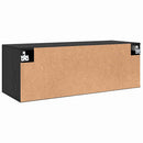 vidaXL Fali Szekrény Musta tammi 100 x 36.5 x 35 cm Faanyag