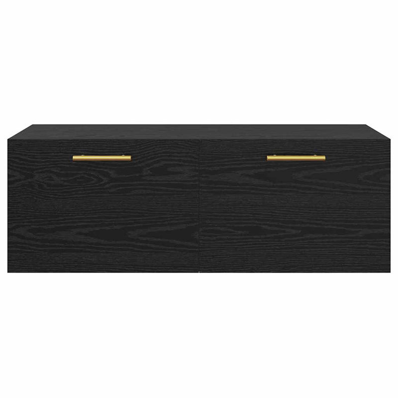 vidaXL Fali Szekrény Musta tammi 100 x 36.5 x 35 cm Faanyag