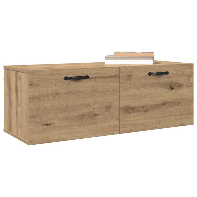 vidaXL Fali Szekrény kézműves tölgy 100 x 36.5 x 35 cm Faanyag