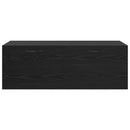 vidaXL Fali szekrény Fekete tölgy 100 x 36,5 x 35 cm Faanyag