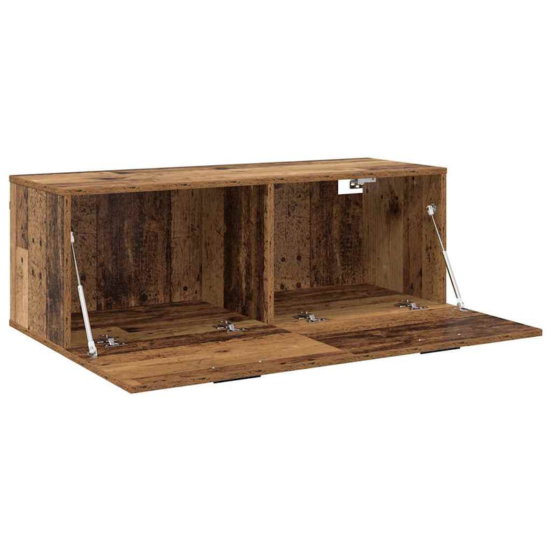vidaXL Fali Szekrény Régi fa 100 x 36.5 x 35 cm Faanyag