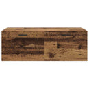 vidaXL Fali szekrény Öreg fa 100 x 36,5 x 35 cm Faanyag