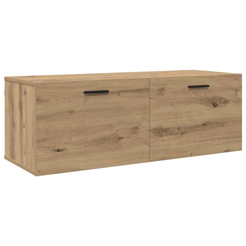 vidaXL Fali Szekrény kézműves tölgy 100 x 36.5 x 35 cm Faanyag