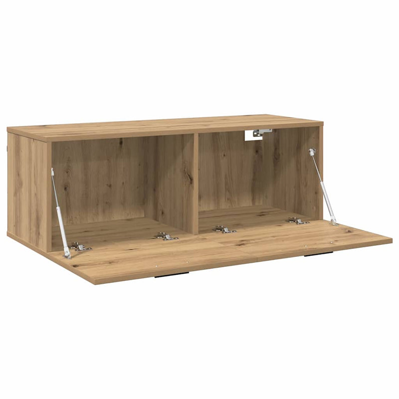 vidaXL Fali Szekrény kézműves tölgy 100 x 36.5 x 35 cm Faanyag
