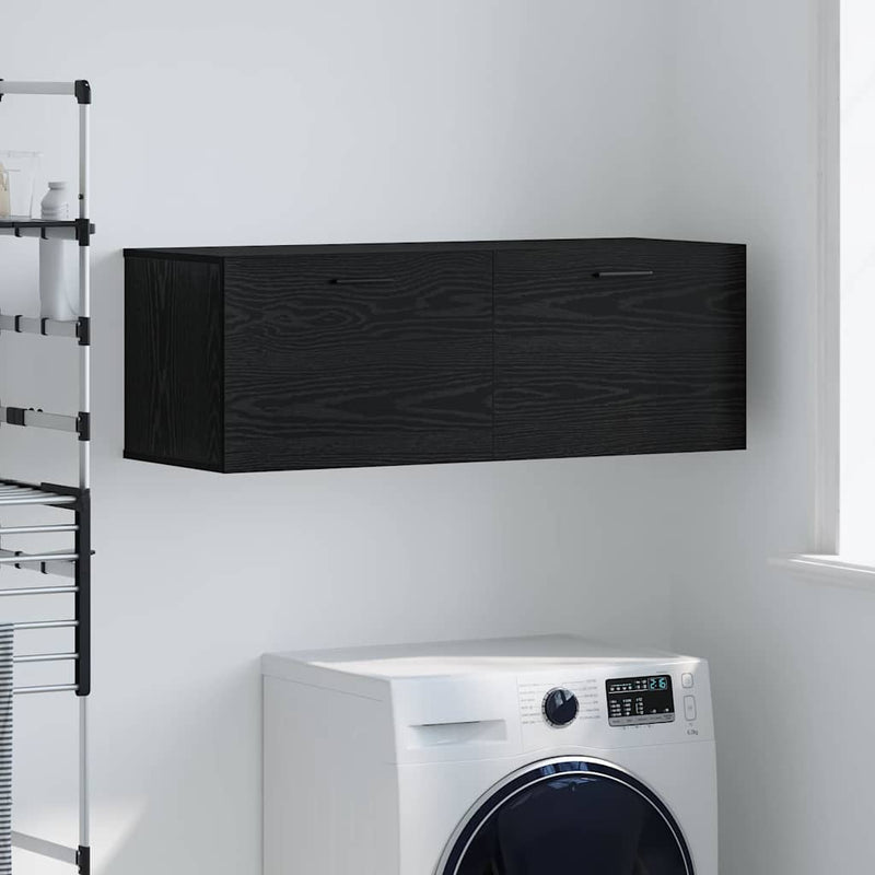 vidaXL Fali Szekrény Musta tammi 100 x 36.5 x 35 cm Faanyag
