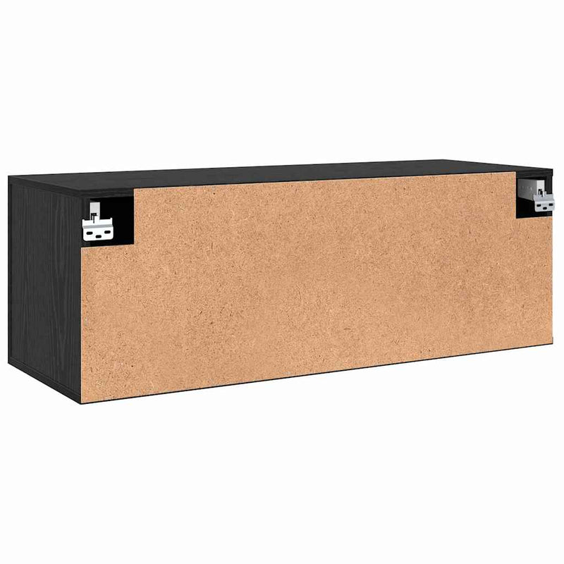 vidaXL Fali Szekrény Musta tammi 100 x 36.5 x 35 cm Faanyag