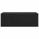 vidaXL Fali szekrény Fekete tölgy 100 x 36,5 x 35 cm Faanyag