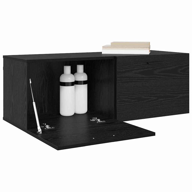 vidaXL Fali Szekrény Musta tammi 100 x 36.5 x 35 cm Faanyag