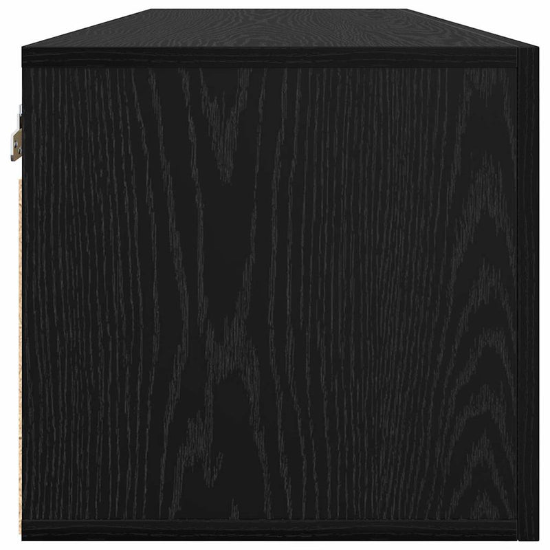 vidaXL Fali Szekrény Musta tammi 100 x 36.5 x 35 cm Faanyag