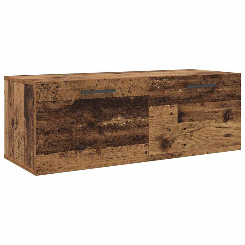 vidaXL Fali Szekrény Régi fa 100 x 36.5 x 35 cm Faanyag