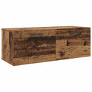 vidaXL Fali Szekrény Régi fa 100 x 36.5 x 35 cm Faanyag