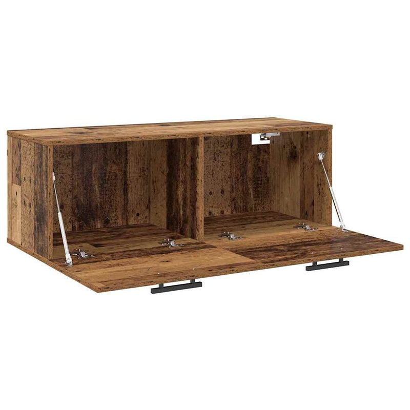 vidaXL Fali Szekrény Régi fa 100 x 36.5 x 35 cm Faanyag