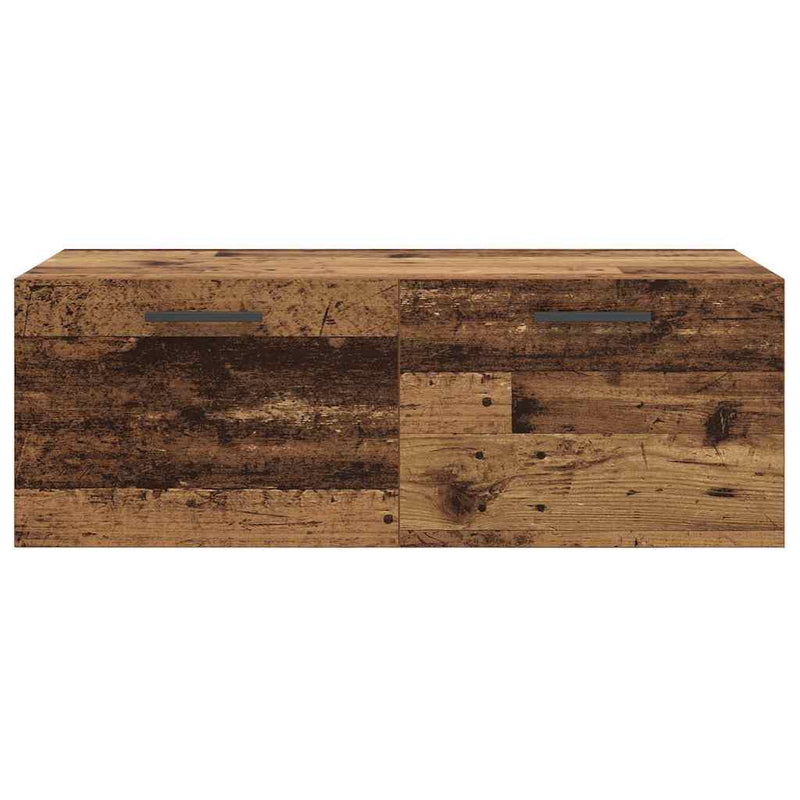 vidaXL Fali Szekrény Régi fa 100 x 36.5 x 35 cm Faanyag