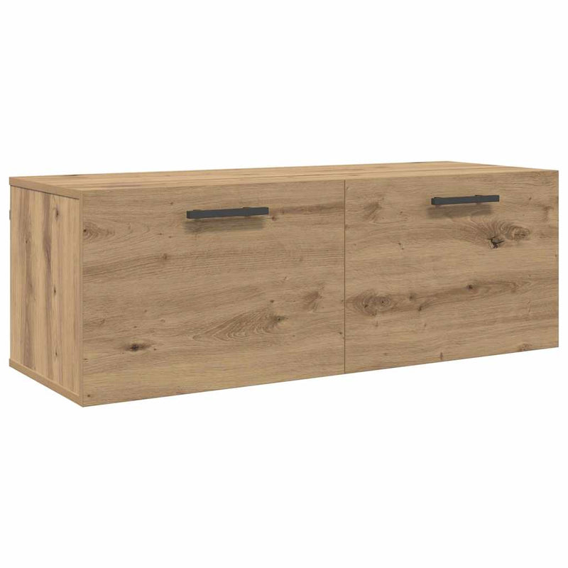 vidaXL Fali Szekrény kézműves tölgy 100 x 36.5 x 35 cm Faanyag