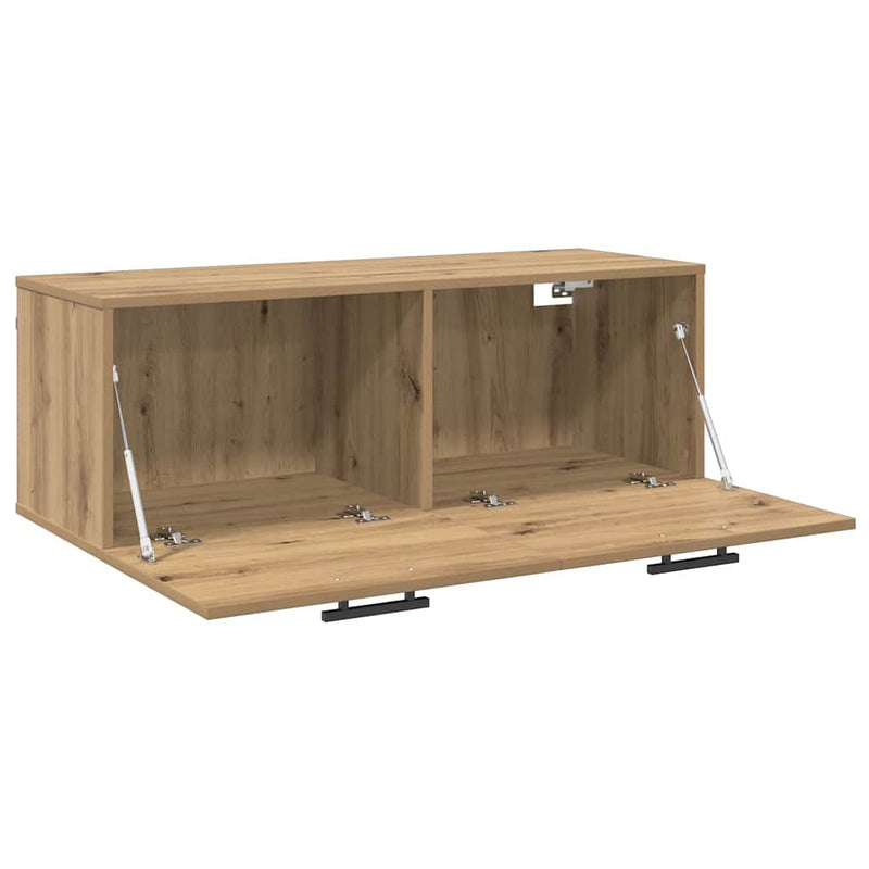 vidaXL Fali Szekrény kézműves tölgy 100 x 36.5 x 35 cm Faanyag