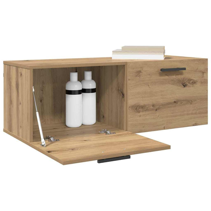 vidaXL Fali Szekrény kézműves tölgy 100 x 36.5 x 35 cm Faanyag