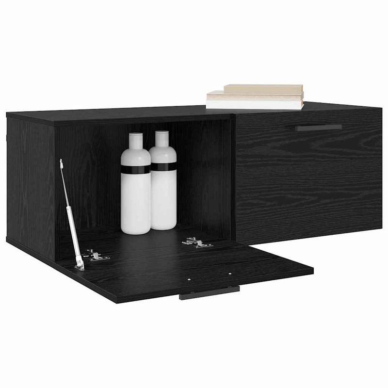 vidaXL Fali Szekrény Musta tammi 100 x 36.5 x 35 cm Faanyag