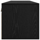 vidaXL Fali Szekrény Musta tammi 100 x 36.5 x 35 cm Faanyag
