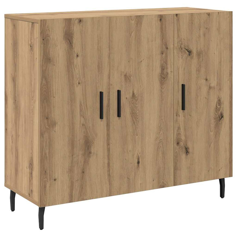 vidaXL Széf Barna 90 x 34 x 80 cm Faanyag