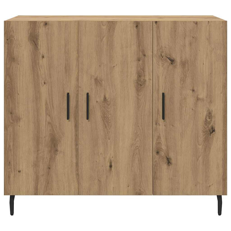 vidaXL Széf Barna 90 x 34 x 80 cm Faanyag