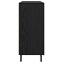 vidaXL Széf Fekete tölgy 90 x 34 x 80 cm Faanyag
