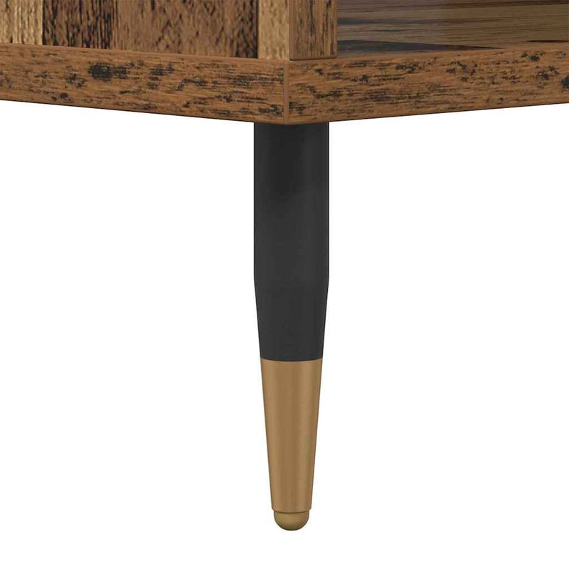 vidaXL Dohányzóasztal Régi fa 60 x 50 x 40 cm Faanyag