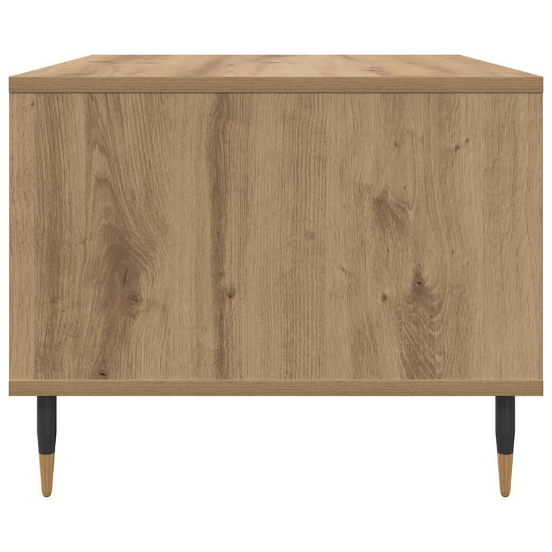 vidaXL Dohányzóasztal kézműves tölgy 60 x 50 x 40 cm Faanyag
