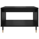 vidaXL Dohányzóasztal Musta tammi 60 x 50 x 40 cm Faanyag