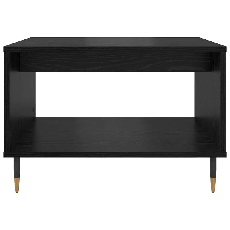 vidaXL Dohányzóasztal Musta tammi 60 x 50 x 40 cm Faanyag